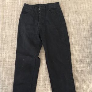Black button up jeans